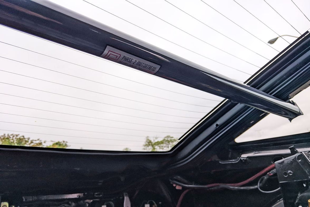 P2M Phase 2 Motortrend Aluminum C-Pillar Tie Bar Brace - Nissan 180sx 240sx S13 Hatchback (1989-1994)