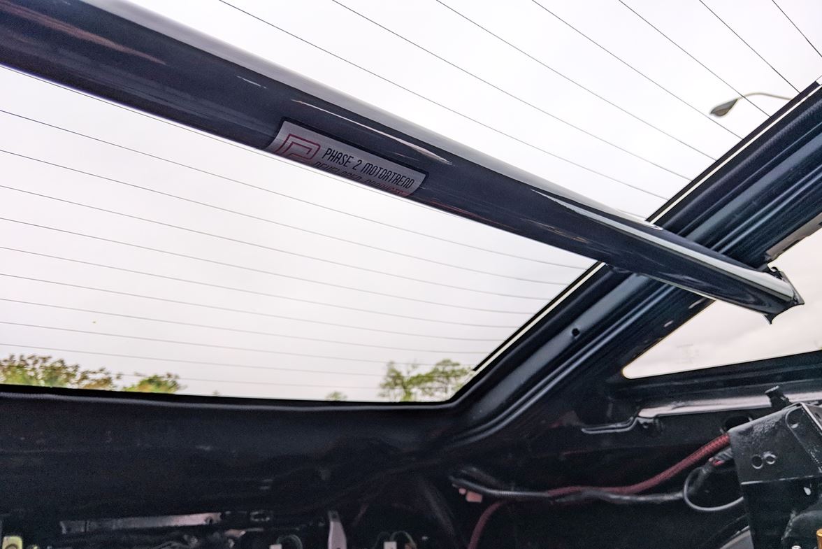 P2M Phase 2 Motortrend Aluminum C-Pillar Tie Bar Brace - Nissan 180sx 240sx S13 Hatchback (1989-1994)