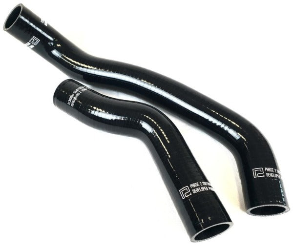 P2M BLACK 3-Ply Silicone Radiator Hoses - Mazda RX-7 FC3S 13B (1985-1992) - P2-RHKFC3S-BLK