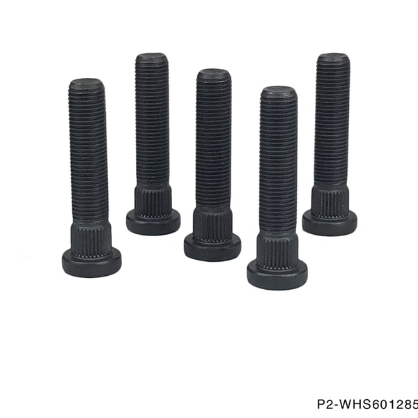 Phase 2 Motortrend (P2M) 12.85MM Knurl Extended Wheel Studs Set of 5 - Nissan M12x1.25