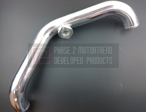 P2M Aluminum Greddy Style BOV Aluminum Hot Pipe - Nissan 240SX S13 SR20DET(1989-1994) - P2-HTP13225G-CCR