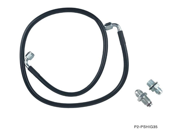 Phase 2 Motortrend (P2M) High Pressure Power Steering Hose - Infiniti G35 Coupe & Sedan (2003-2007)