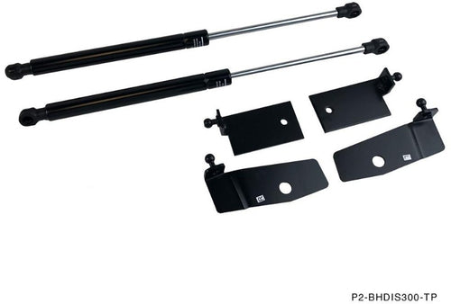Phase 2 Motortrend (P2M) Black Series Engine Hood Bonnet Dampers Set - Lexus IS300 JCE10 (2001-2005)