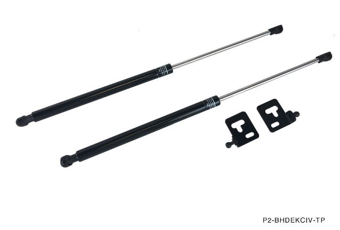 Phase 2 Motortrend (P2M) Black Series Engine Hood Bonnet Dampers Set - Honda Civic EK  (1996-2000)
