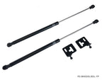 P2M Black Hood Dampers - Honda Civic Del Sol EG2 (1992-1998)