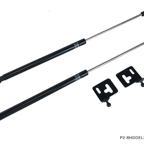 Phase 2 Motortrend (P2M) Black Series Engine Hood Bonnet Dampers Set - Honda Civic Del Sol EG2 (1992-1998)
