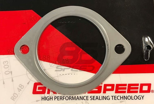 Grimmspeed Universal 2X Thick 3" 2-Bolt Multi Layer Stainless Steel Exhaust Gasket - Single