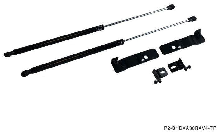 P2M Black Hood Dampers - Toyota Rav4 XA30 (2006-2011)
