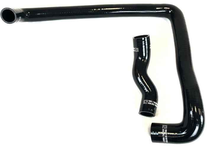 P2M BLACK Silicone Reinforced Radiator Hoses - Nissan Z32 300zx VG30DETT (1990-1996) - P2-RHKZ32-BLK