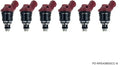 P2M 850cc Side Feed Injectors Set of 6 Kit - Nissan R33 RB25DET Z32