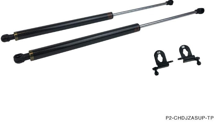 P2M Carbon Hood Dampers - Toyota Supra MK4 JZA80 (1993-1998)