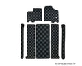 P2M Checkered Floor Mats - Toyota 7 Seater Sienna XL30 (2011-2020)