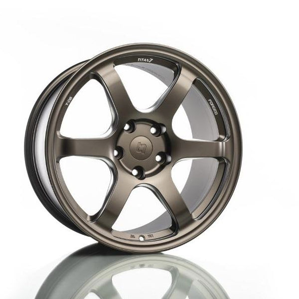 Titan 7 T-D6e 18x9 5X100 47mm - Techna Bronze - Single Wheel