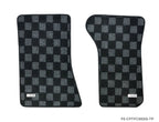 Phase 2 Motortrend (P2M) Checkered Race Carpet Floor Mats - Mazda RX-7 FC3S (1986-1990)