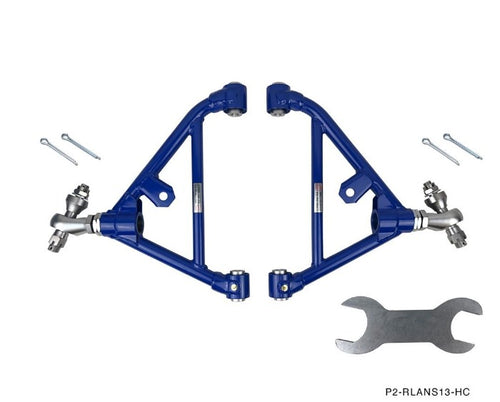 Phase 2 Motortrend (P2M) Adjustable FRONT & REAR Lower Control Arms - Nissan 240sx S14 (1995-1998)