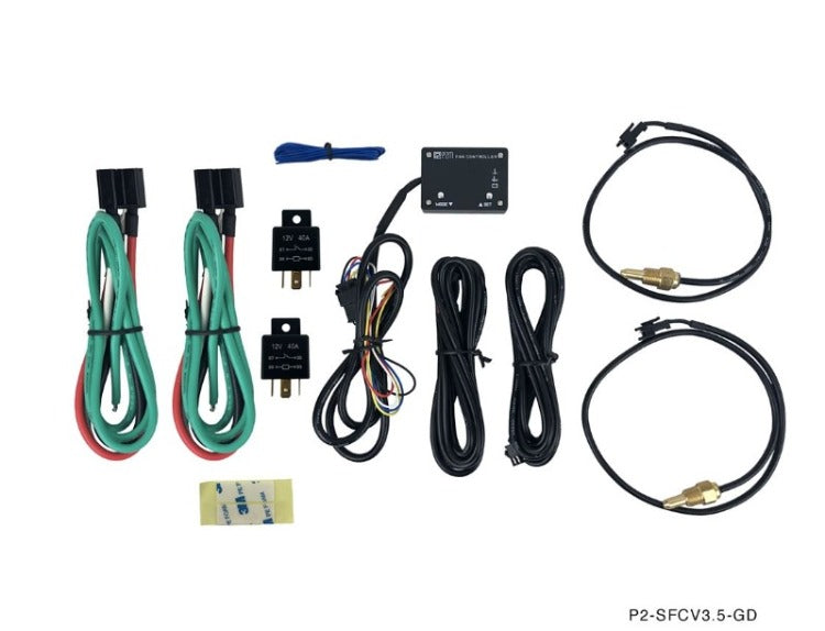 Phase 2 Motortrend (P2M) V3.5 New Type Electronic Fan Controller Kit - Universal