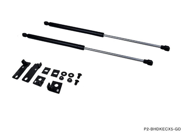 Phase 2 Motortrend (P2M) Black Series Engine Hood Bonnet Dampers Set - Mazda CX-5 KE (2013-2016)