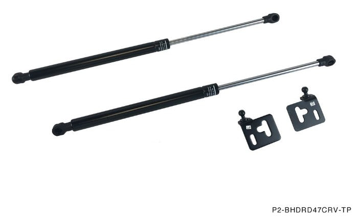 P2M Black Hood Dampers - Honda CR-V RD4-9 (2003-2006)