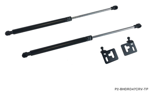 Phase 2 Motortrend (P2M) Black Series Engine Hood Bonnet Dampers Set - Honda CR-V RD4-9 (2003-2006)