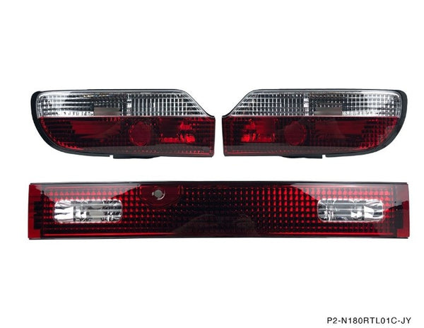 P2-N180RTL01C-JY - P2M 3pc Clear Tail lights - 180sx 240sx