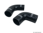 P2M 4 Ply Silicone Turbo Hose Kit - Black - Mazda RX-7 FC3S 13B (1986-1991) - P2-THKFC3S-BLK