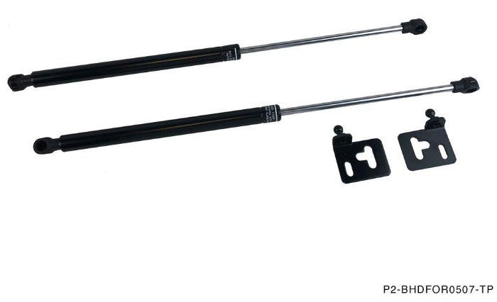 P2M Black Hood Dampers - Subaru Forester SG (2005-2007)