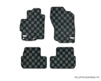 P2M Checkered Floor Mats Front & Rear - Mitsubishi Lancer (2008-2015)