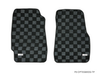 Phase 2 Motortrend (P2M) Checkered Flag Race Extended Carpet Floor Mats - Honda Civic EG6 Hatchback (1991-1995)