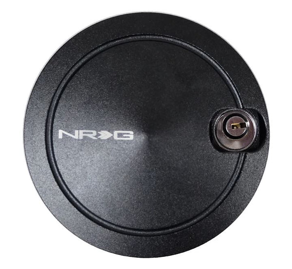 NRG V2 Steering Wheel Quick Release Lock Kit 2.0 w/ 2 Keys - Matte Black