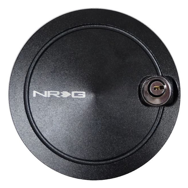 NRG V2 Steering Wheel Quick Release Lock Kit 2.0 w/ 2 Keys - Matte Black