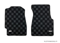 P2M Checkered Floor Mats - Honda Civic EG6 Hatchback (1991-1995)