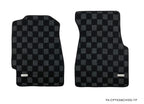 P2M Checkered Floor Mats - Honda Civic EG6 Hatchback (1991-1995)