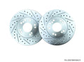 P2M Drilled Front Conversion Rotors 30MM - Nissan 240sx (1989-1998)