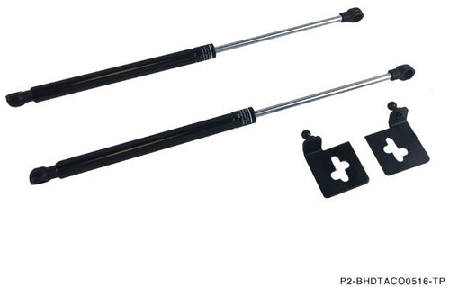 Phase 2 Motortrend (P2M) Black Series Engine Hood Bonnet Dampers Set - Toyota Tacoma (2006-2015)