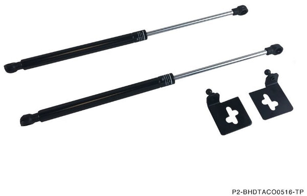 Phase 2 Motortrend (P2M) Black Series Engine Hood Bonnet Dampers Set - Toyota Tacoma (2006-2015)