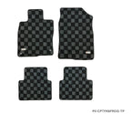P2M Checkered Floor Mats Front & Rear - Honda Civic & (2015-2022)