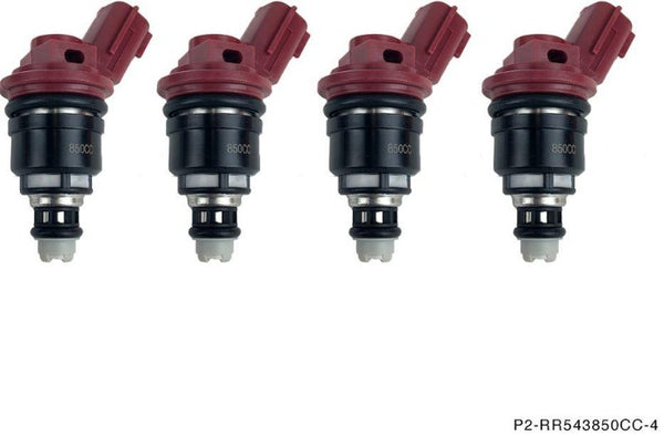 P2M Phase 2 Motortrend 800cc Side Feed Injectors Kit - Nissan 180sx 240sx S13 S14 SR20DET KA24DE