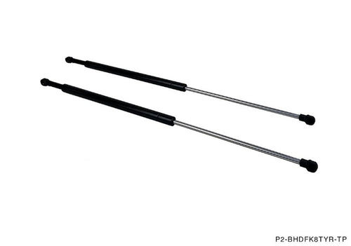 Phase 2 Motortrend (P2M) Black Series Engine Hood Bonnet Dampers Set - Honda Civic FC FK (2017-2020)