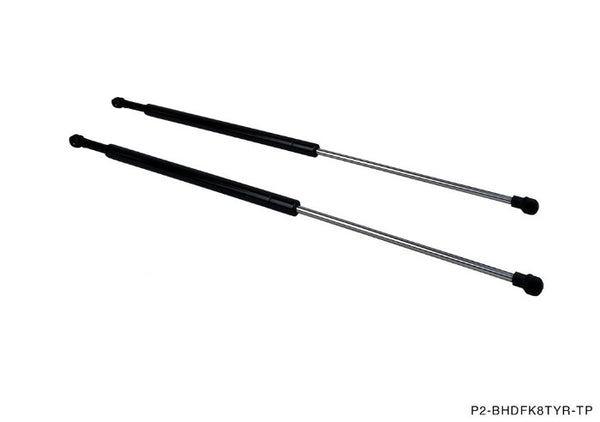 Phase 2 Motortrend (P2M) Black Series Engine Hood Bonnet Dampers Set - Honda Civic FC FK (2017-2020)