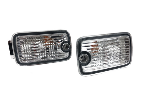 Phase 2 Motortrend (P2M) Front Position Marker Lights Set Single Post - Nissan 180sx 240sx S13 Type X (1989-1994)