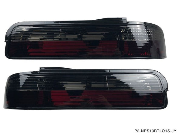 Phase 2 Motortrend (P2M) Smoked Rear Taillights - Nissan 240sx S13 Coupe / Convertible (1989-1994)
