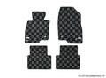 Phase 2 Motortrend (P2M) Checkered Carpet Race Floor Mats Front & Rear - Mazda 3 (BM/BN) 2014-2018
