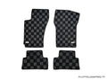 Phase 2 Motortrend (P2M) Checkered Carpet Race Floor Mats Front & Rear - Eagle Talon (1989-1994)