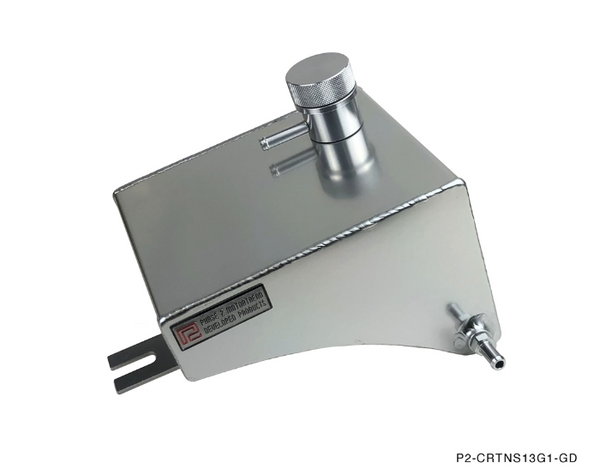Phase 2 Motortrend (P2M) Coolant Over Flow Reservoir Expansion Tank Reserve - Nissan Silvia S13 180sx 240sx (1989-1994)
