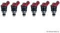 P2M 740cc Side Feed Injectors Set of 6 Kit - Nissan R33 RB25DET Z32