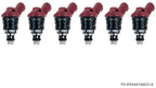 P2M 740cc Side Feed Injectors Set of 6 Kit - Nissan R33 RB25DET Z32