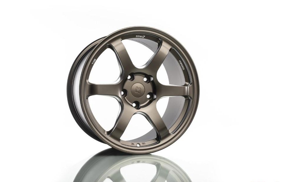 Titan 7 T-D6e 18x9.5 5x120 22mm - Techna Bronze - Single Wheel