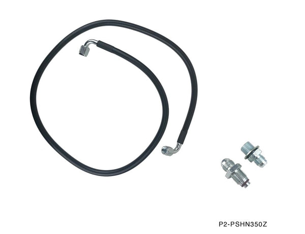 Phase 2 Motortrend (P2M) High Pressure Power Steering Hose - Nissan 350z Z33 (2003-2009)