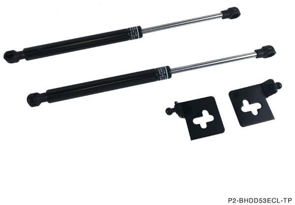 Phase 2 Motortrend (P2M) Black Series Engine Hood Bonnet Dampers Set - Mitsubishi Eclipse D53 (2000-2003)