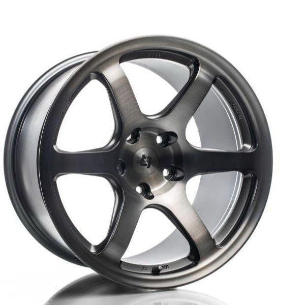 Titan 7 T-D6e 18x9.5 5x120 22mm - Hybrid Dark Machine - Single Wheel